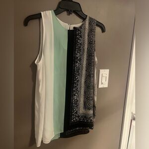 BCBG sleeveless blouse top